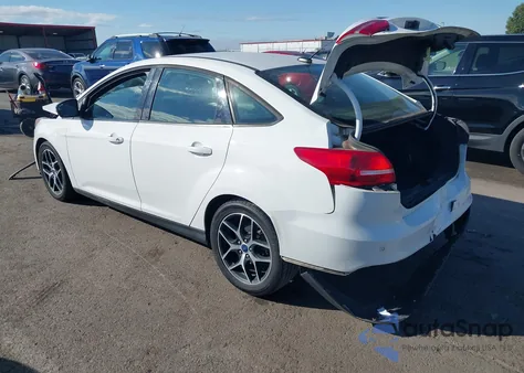 2017 Ford Focus Sel из США, поврежденный, VIN 1FADP3H26HL308018